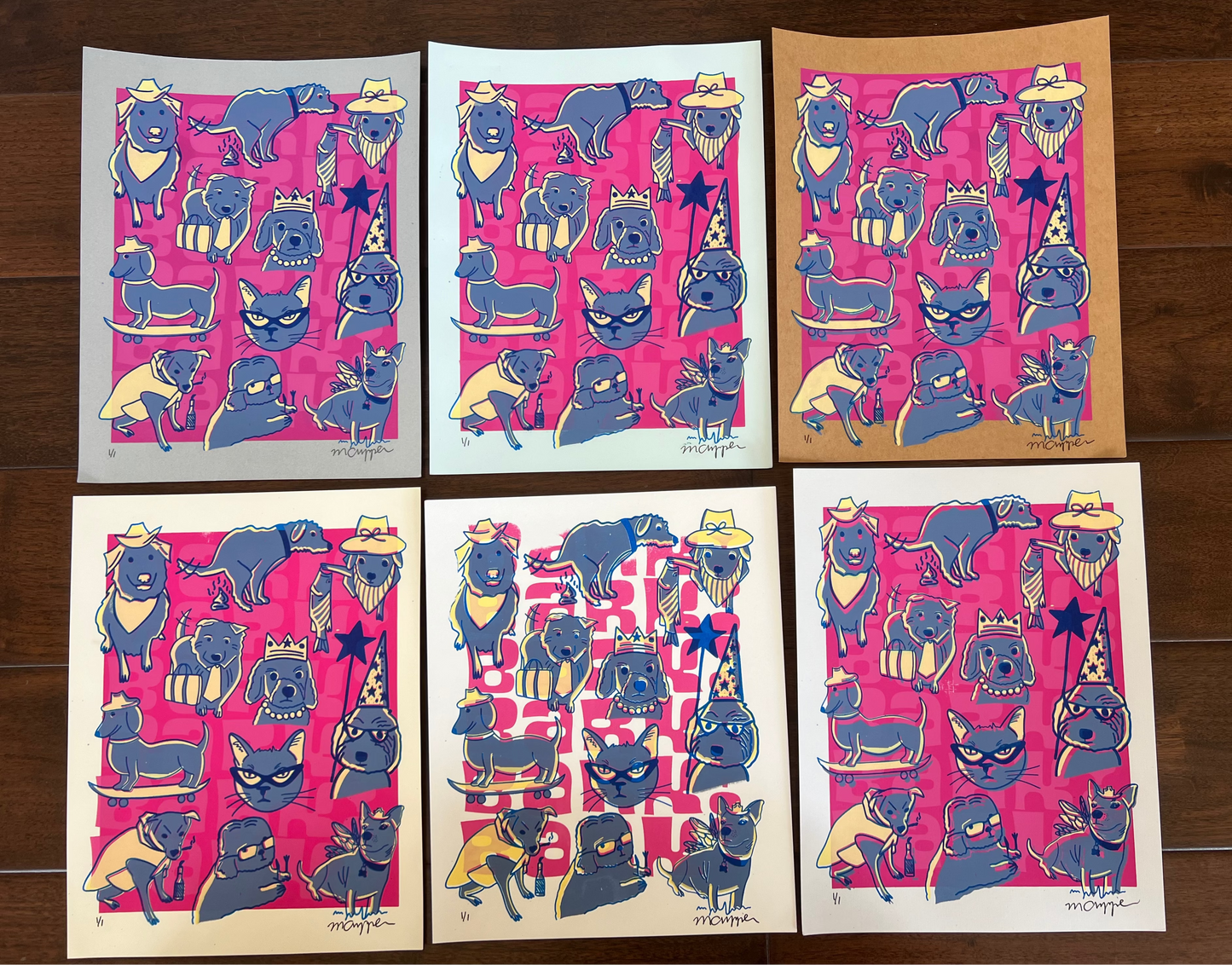 'Impostor' Dogs Screenprint