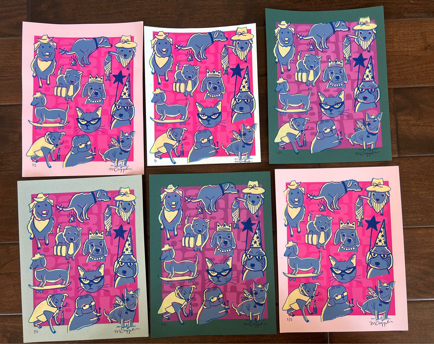 'Impostor' Dogs Screenprint