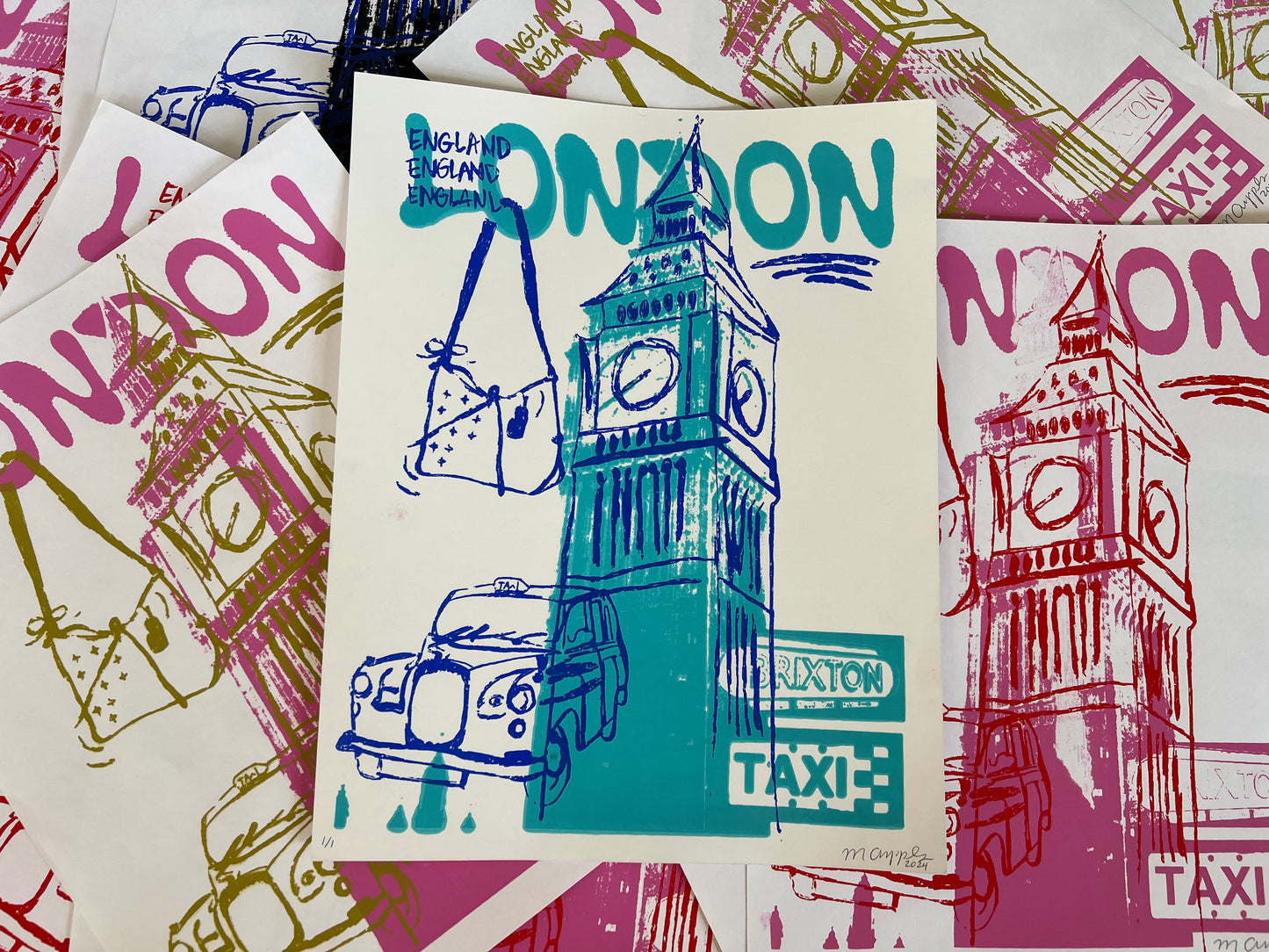 London Boy Screenprint