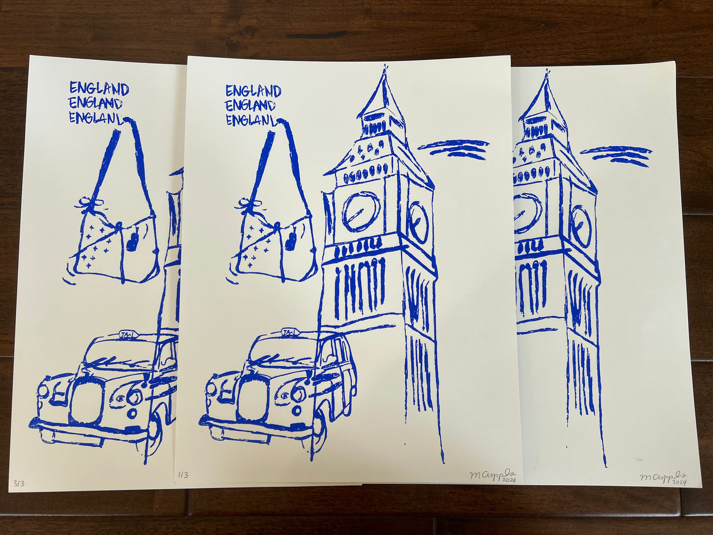 'LV on Bond Street' Edition 1 Screenprint