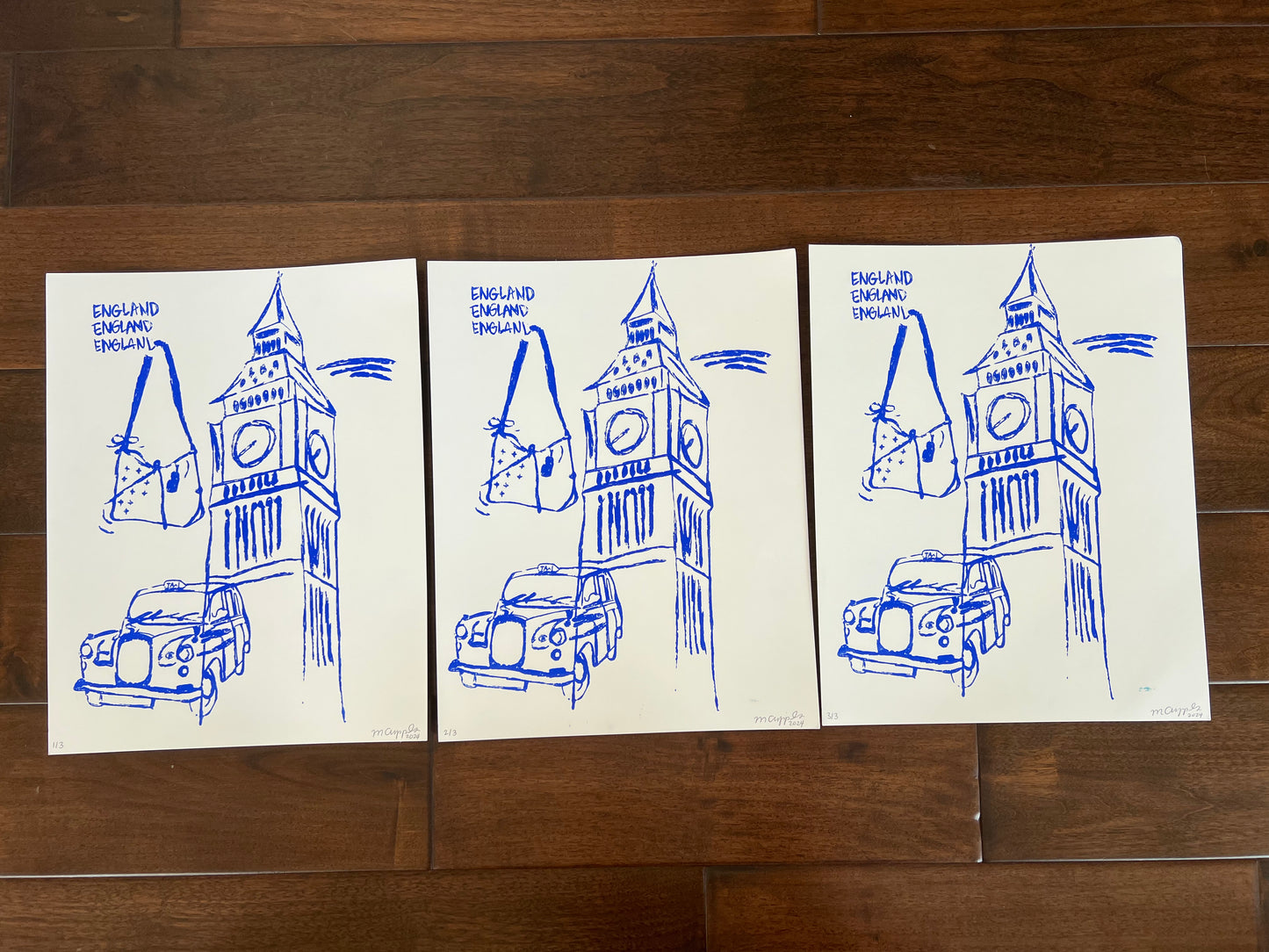 'LV on Bond Street' Edition 1 Screenprint