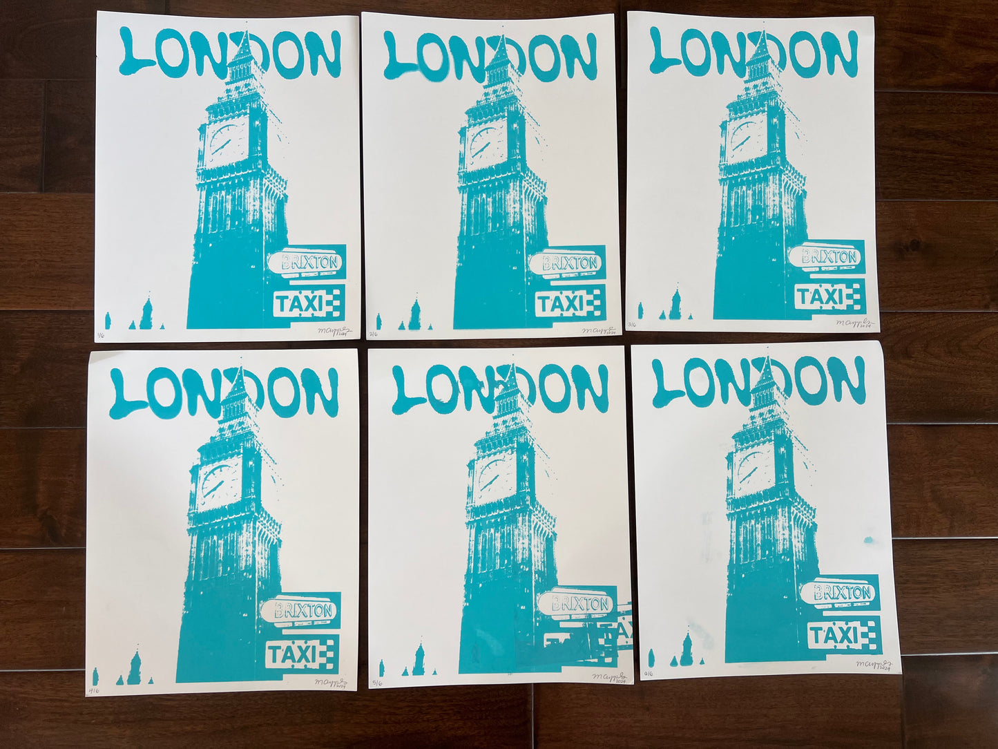 'Big Ben' Screenprint