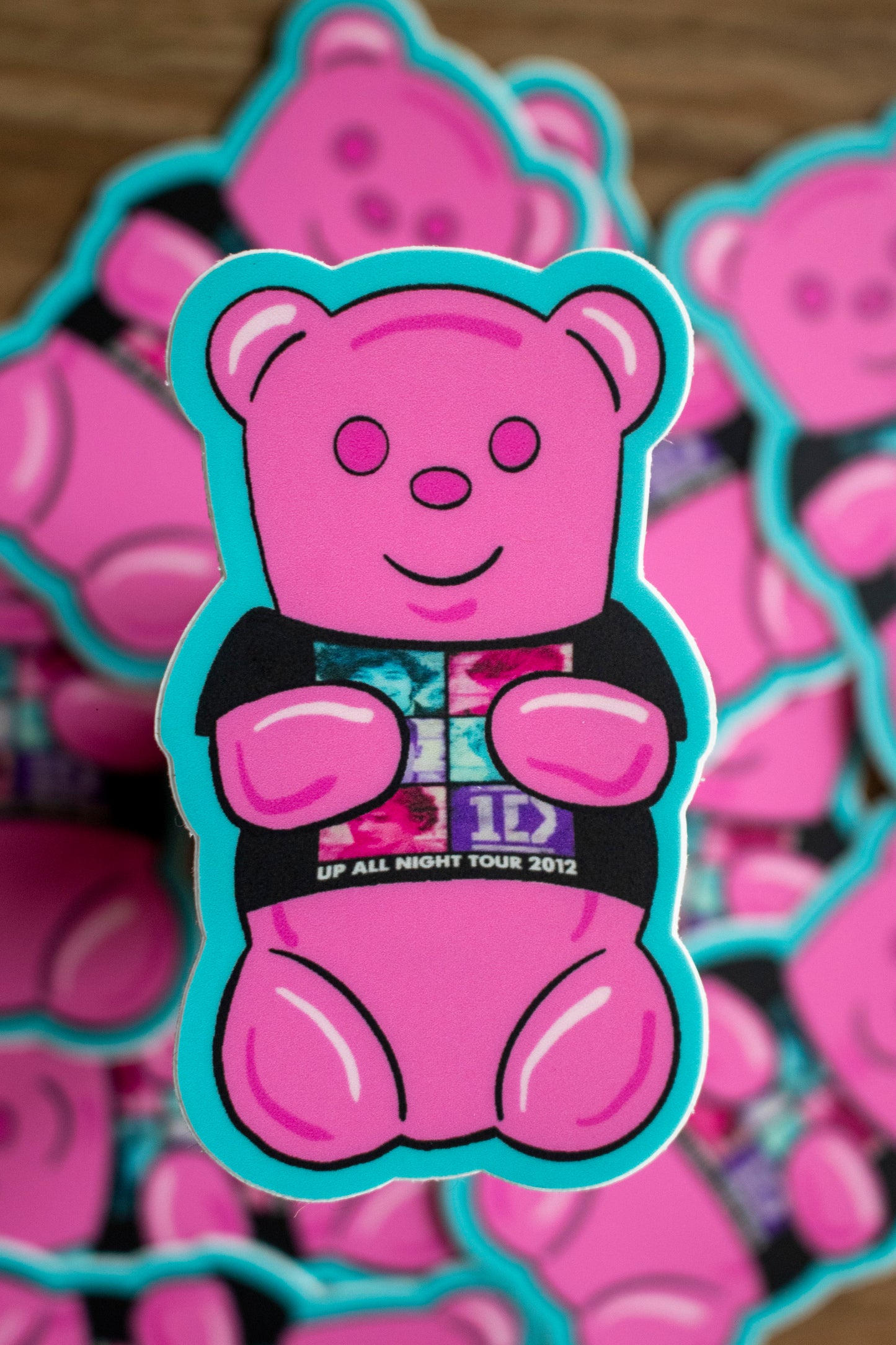 1D Gummy Bear Vinyl Sticker