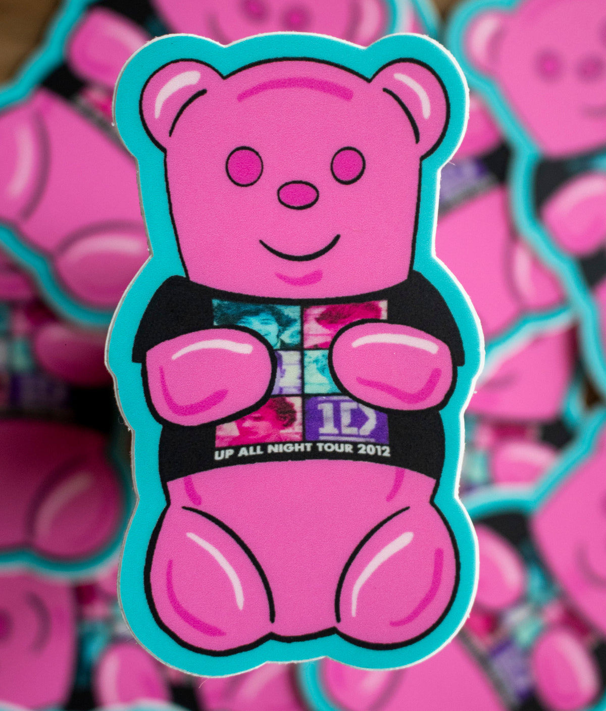 1D Gummy Bear Vinyl Sticker