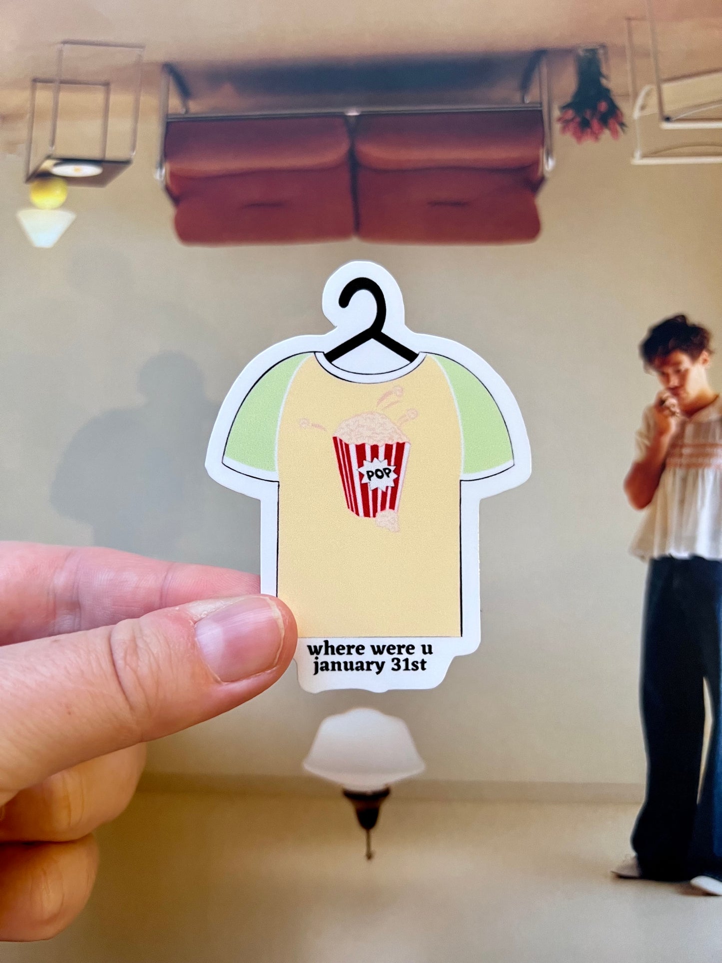 Tour Outfits Palm Springs Glossy Sticker