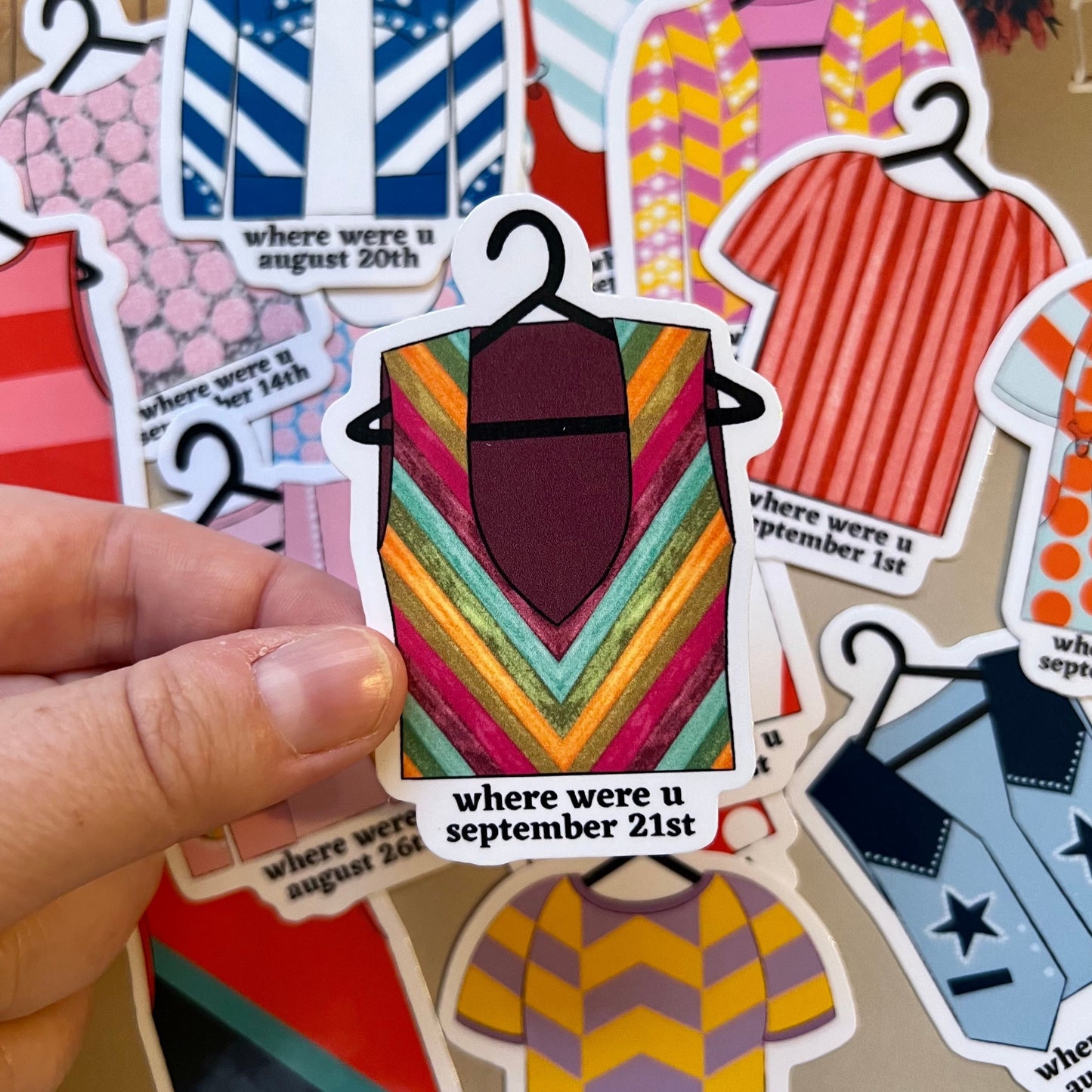 Tour Outfits NYC Residency Glossy Sticker