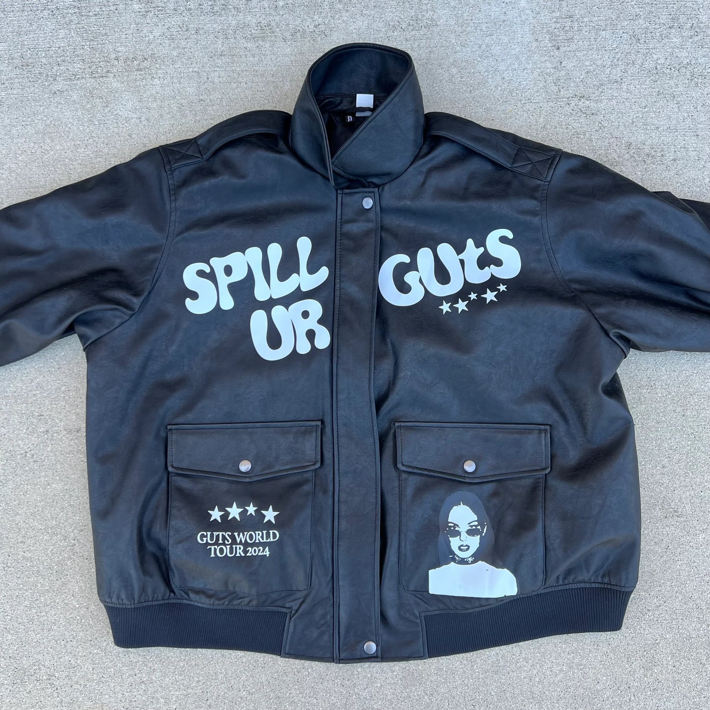 Olivia GUTS Hand Painted Jacket