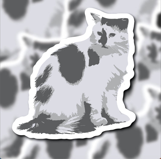 Cat Glossy Sticker