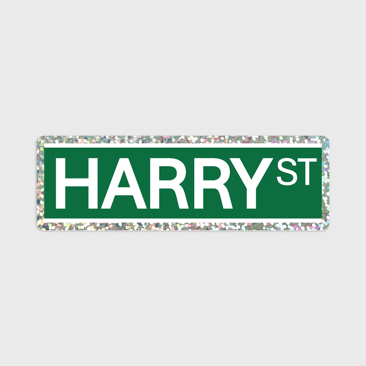 Harry St Glitter Vinyl Sticker