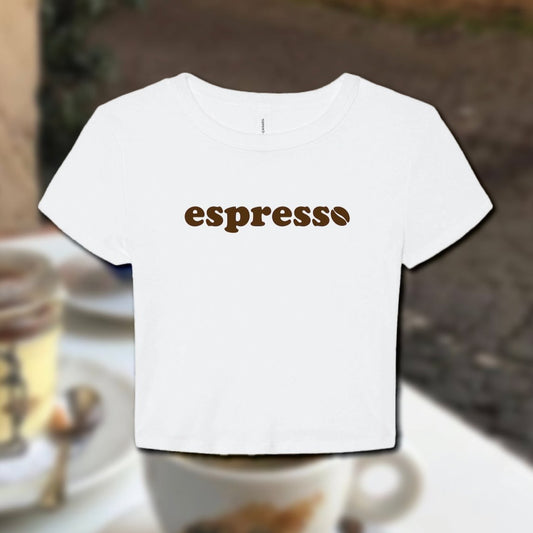 Espresso Baby Tee