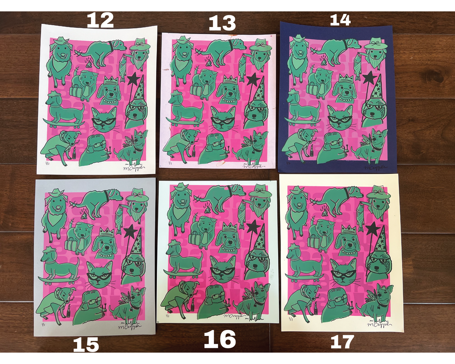 'Impostor' Dogs Screenprint