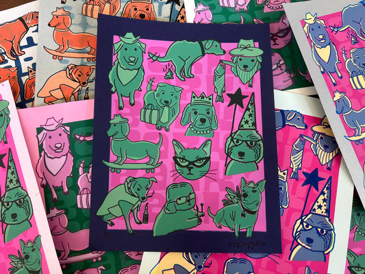 'Impostor' Dogs Screenprint