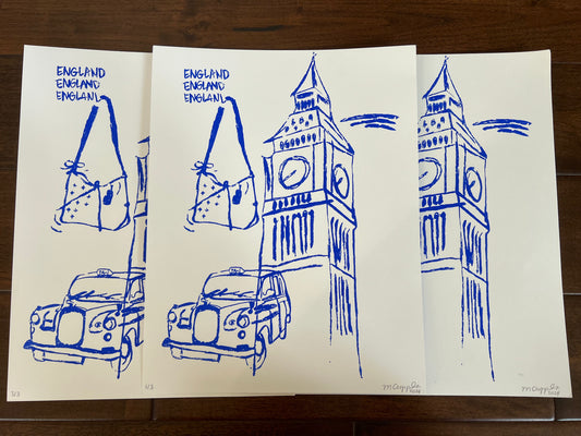 'LV on Bond Street' Edition 1 Screenprint