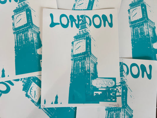 'Big Ben' Screenprint