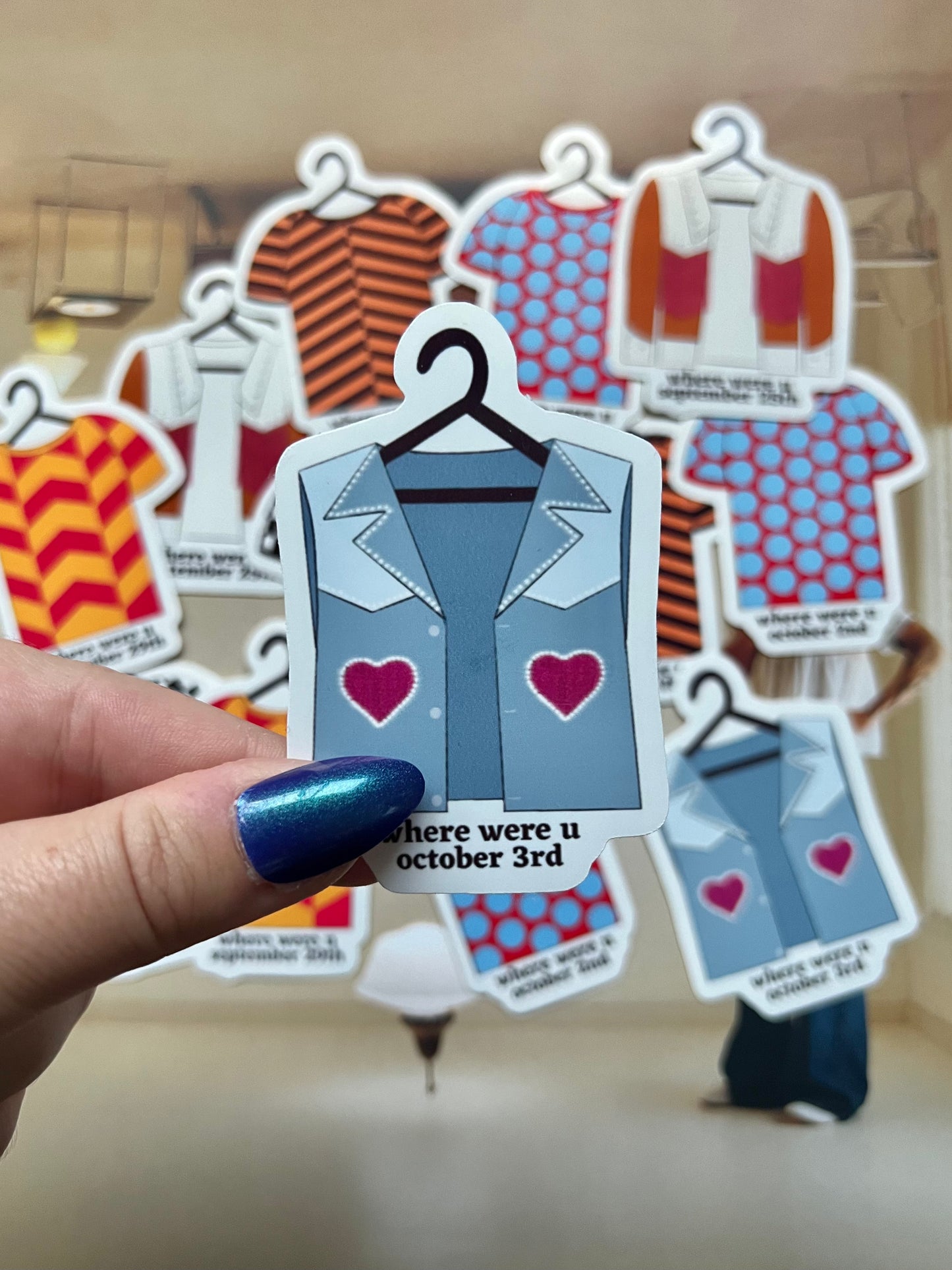 Tour Outfits Austin Residency Glossy Sticker