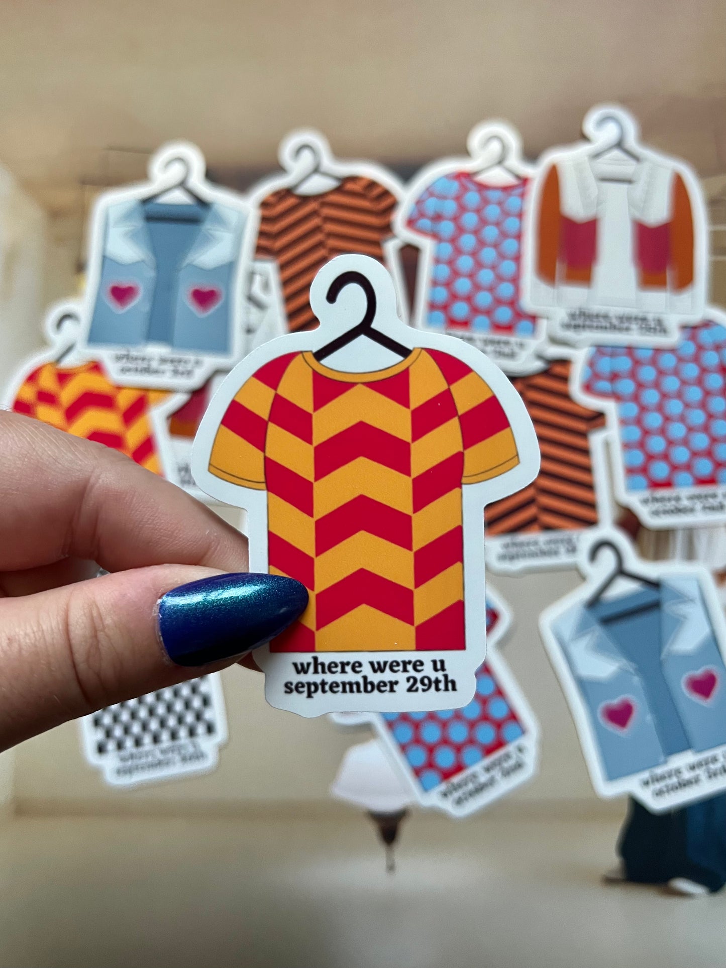 Tour Outfits Austin Residency Glossy Sticker