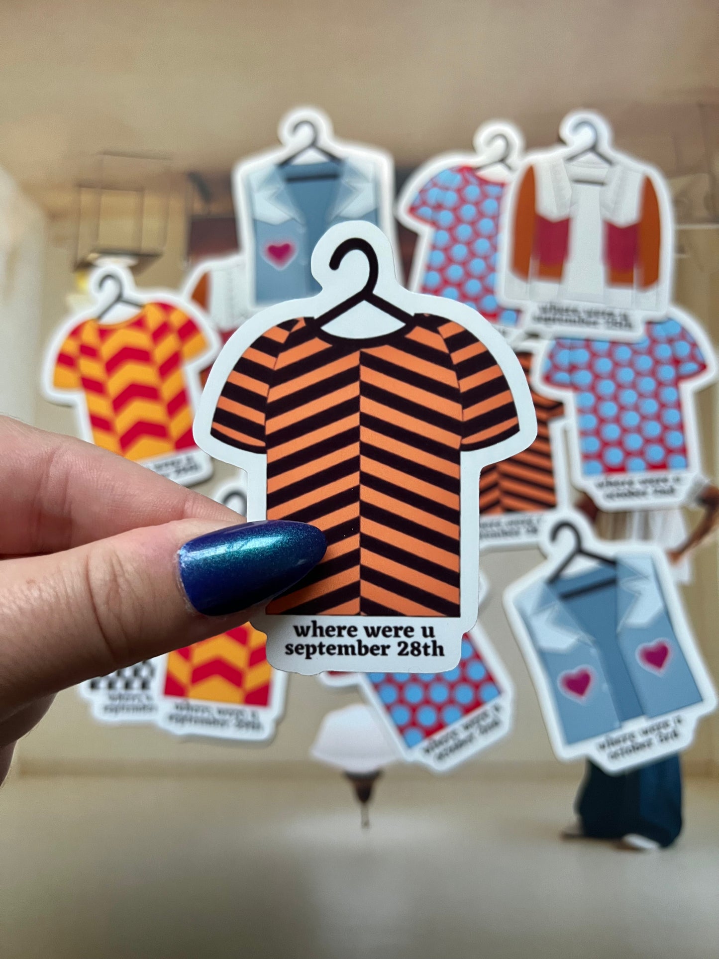 Tour Outfits Austin Residency Glossy Sticker