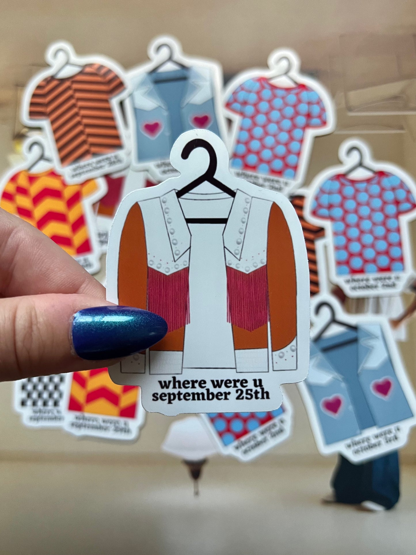 Tour Outfits Austin Residency Glossy Sticker