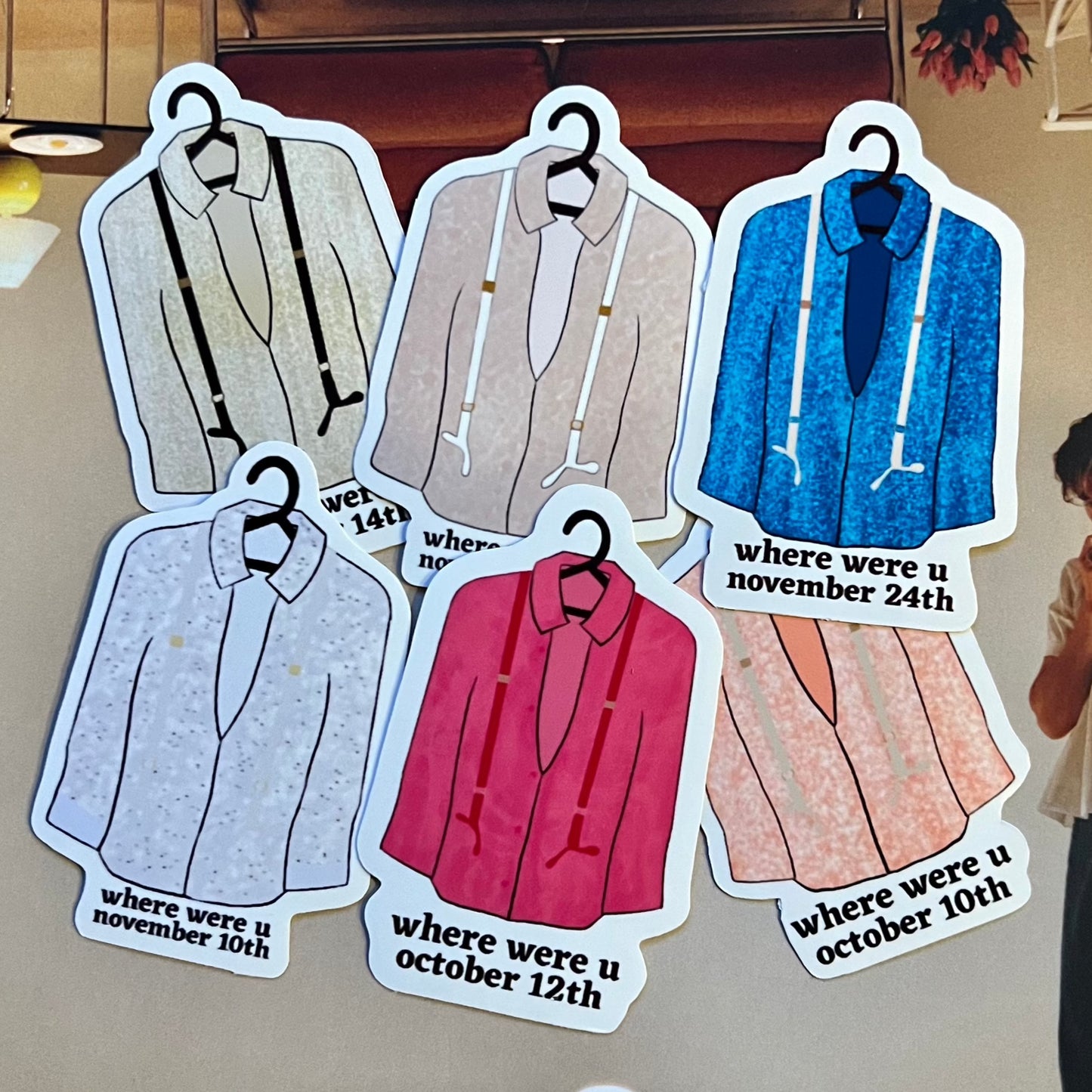 Tour Outfits 2021 Glossy Sticker