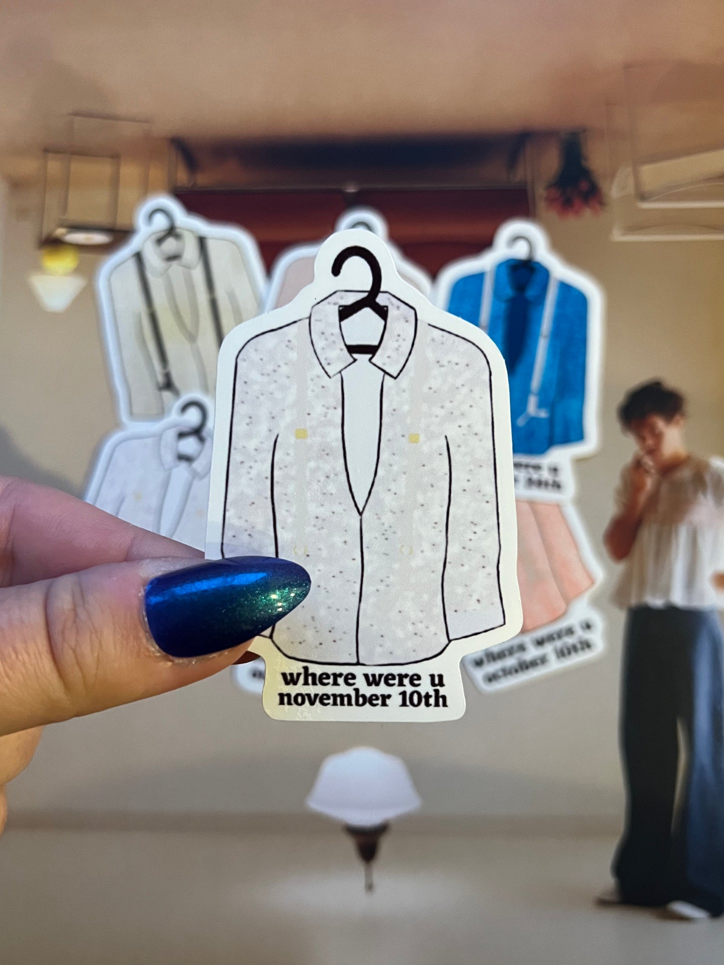 Tour Outfits 2021 Glossy Sticker