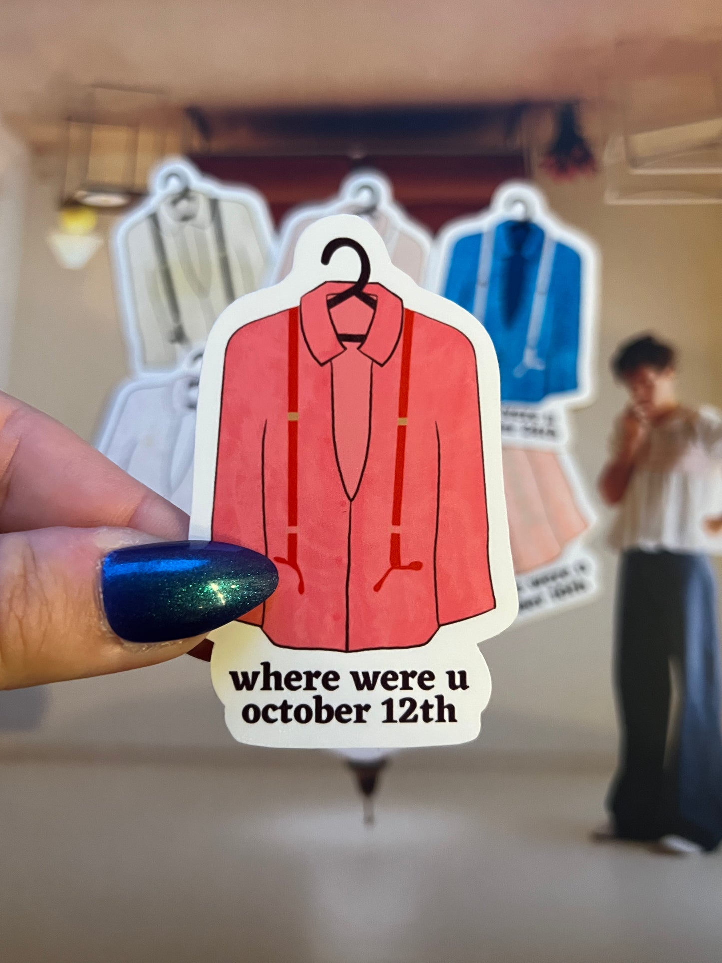 Tour Outfits 2021 Glossy Sticker