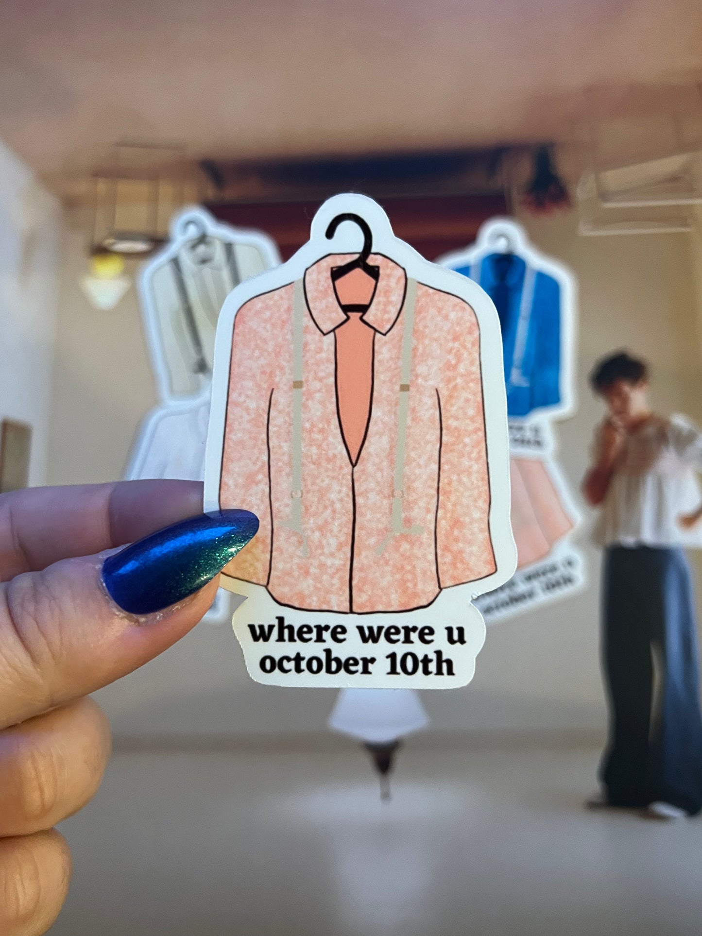 Tour Outfits 2021 Glossy Sticker