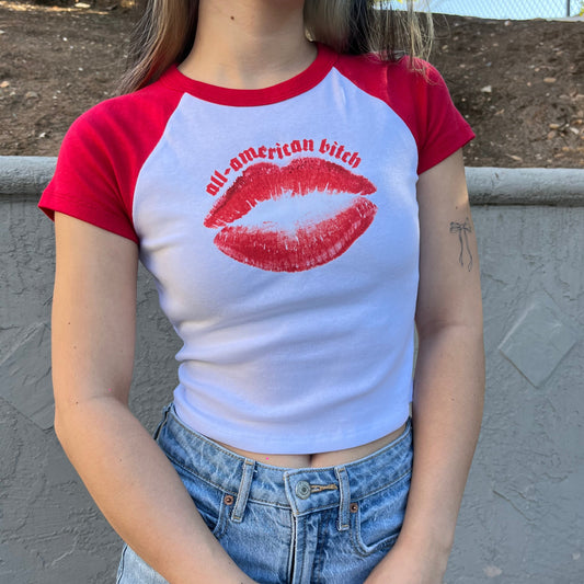 All-American B!tch Baby Tee