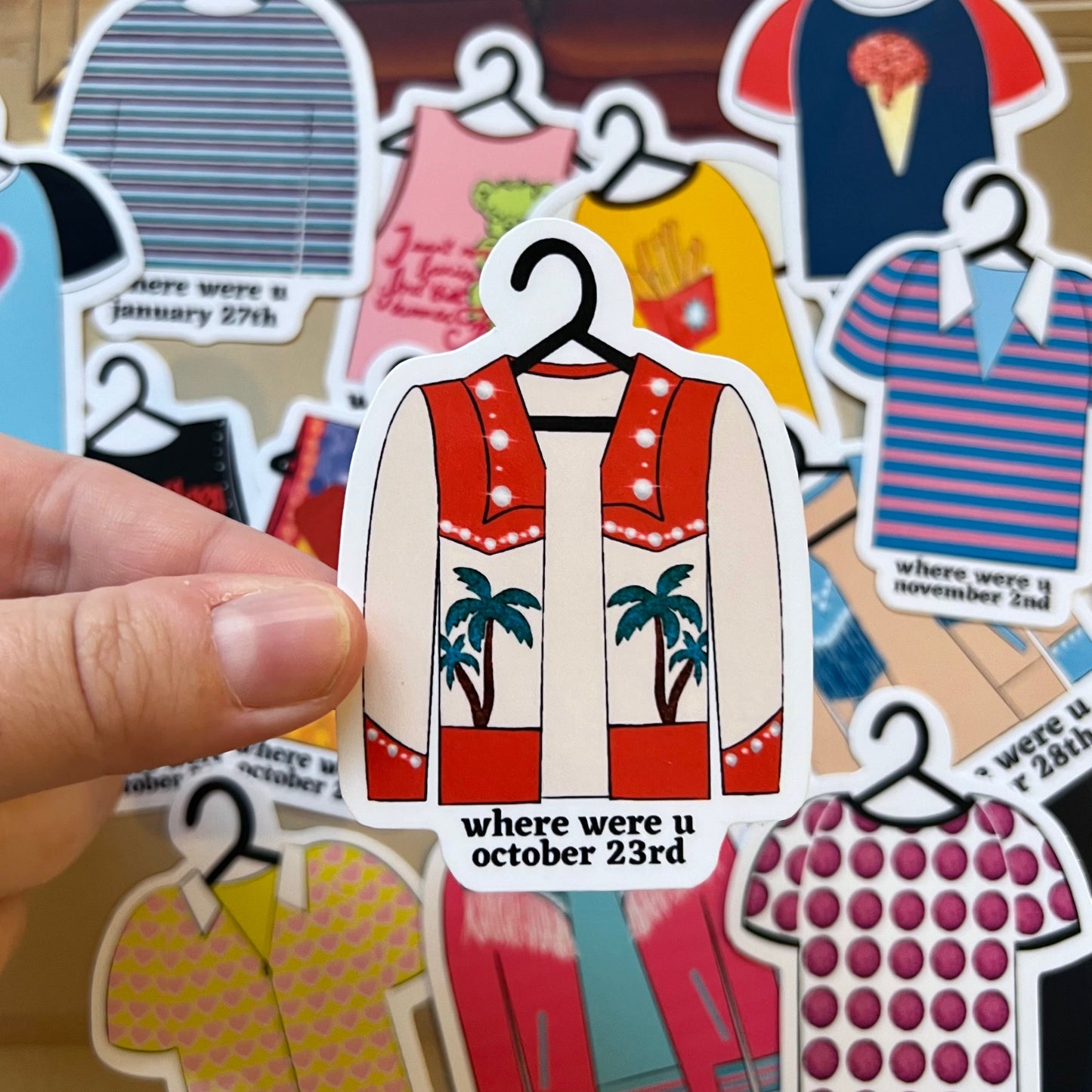 Tour Outfits LA Residency Glossy Sticker
