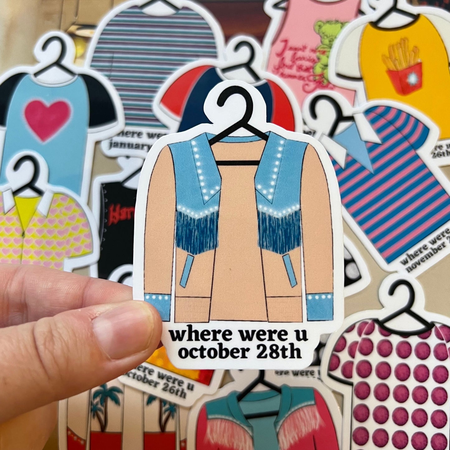Tour Outfits LA Residency Glossy Sticker
