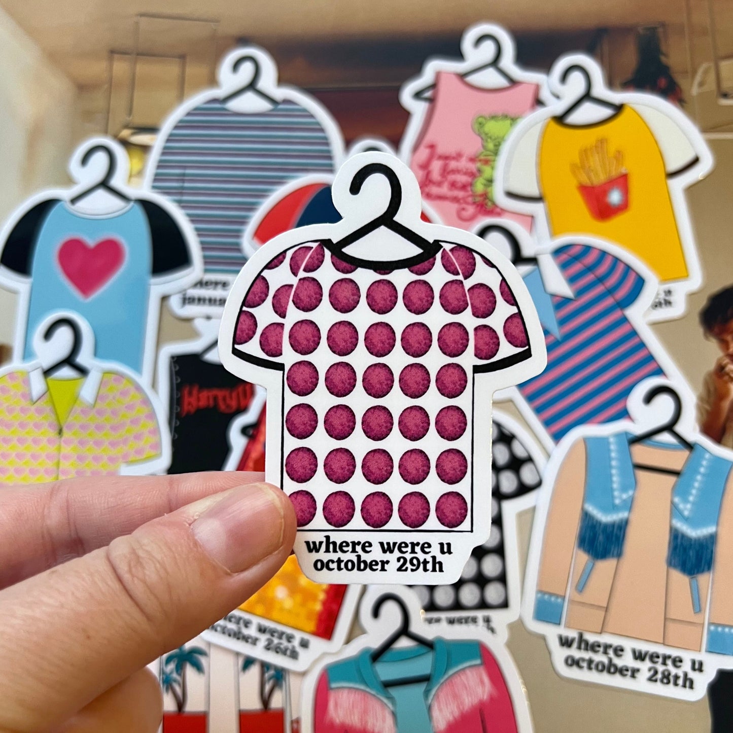 Tour Outfits LA Residency Glossy Sticker