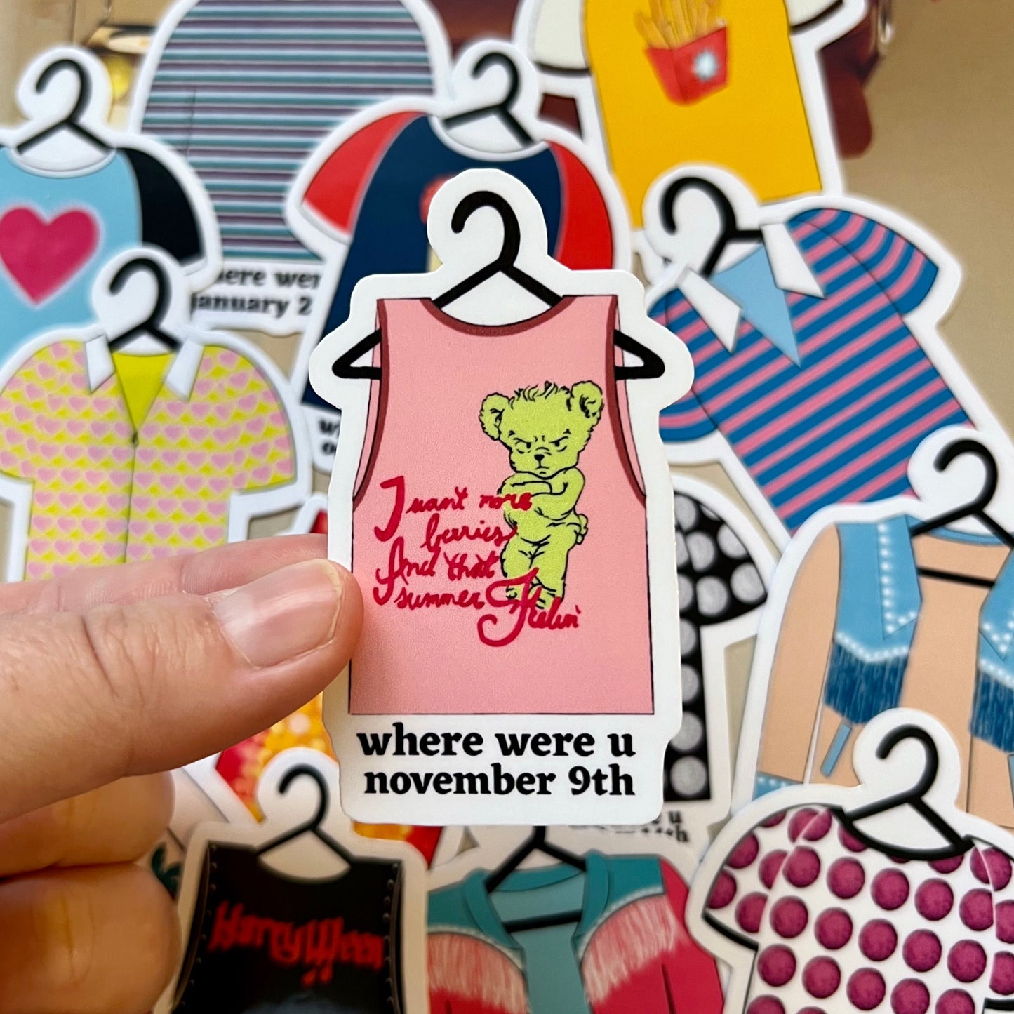 Tour Outfits LA Residency Glossy Sticker