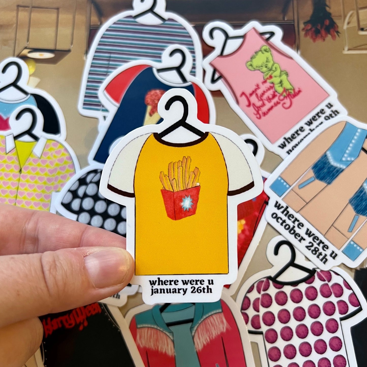 Tour Outfits LA Residency Glossy Sticker