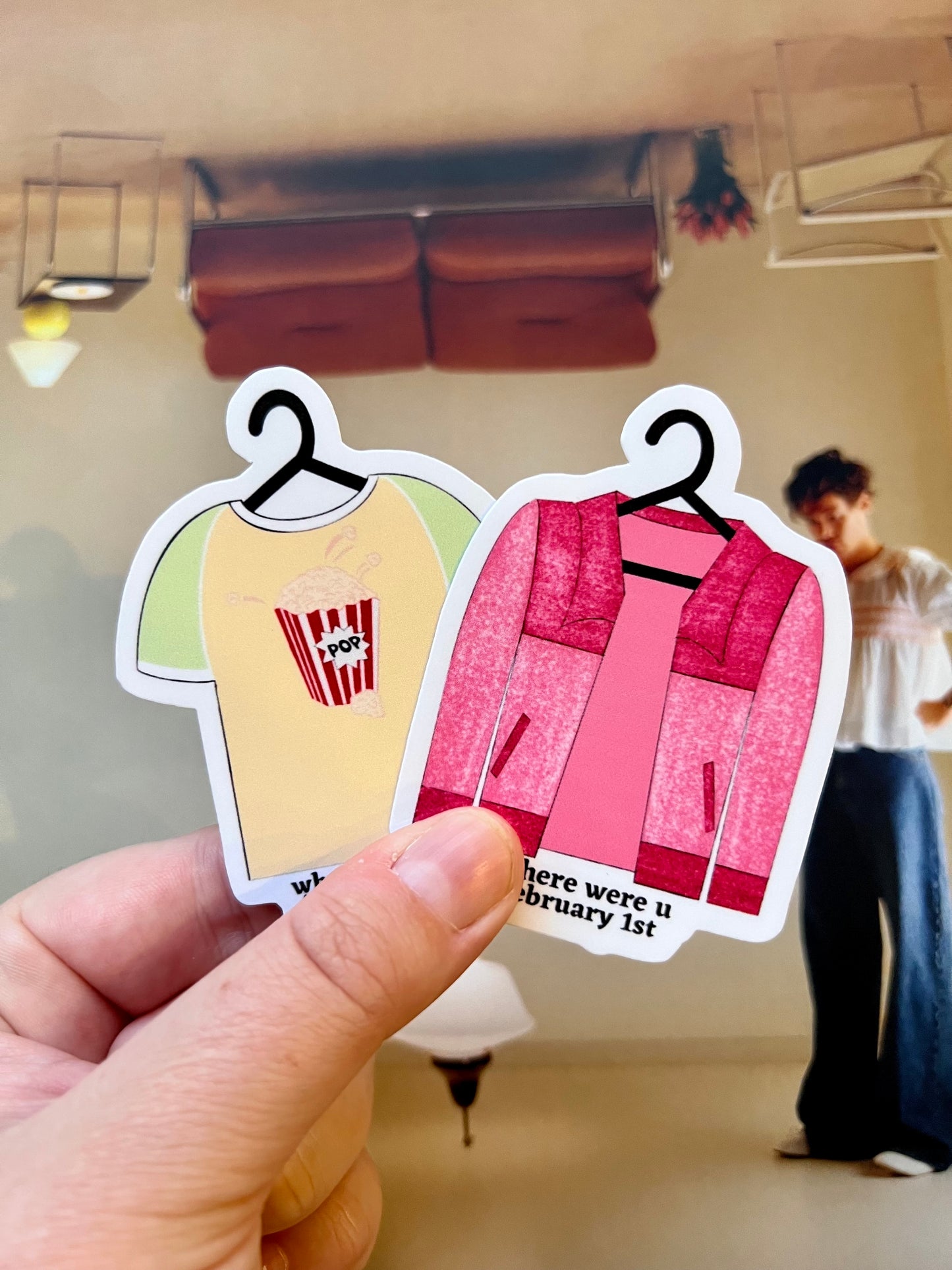 Tour Outfits Palm Springs Glossy Sticker