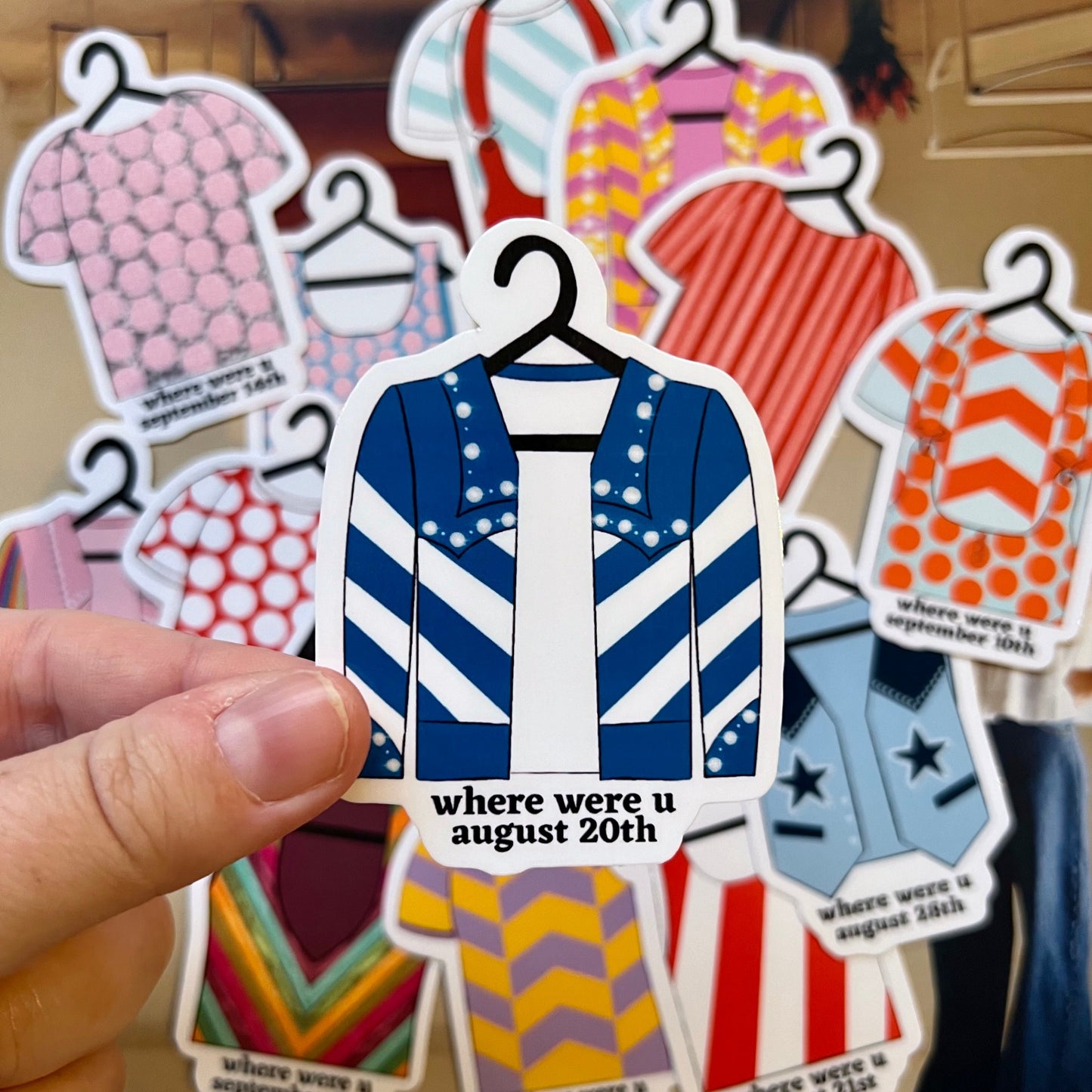 Tour Outfits NYC Residency Glossy Sticker