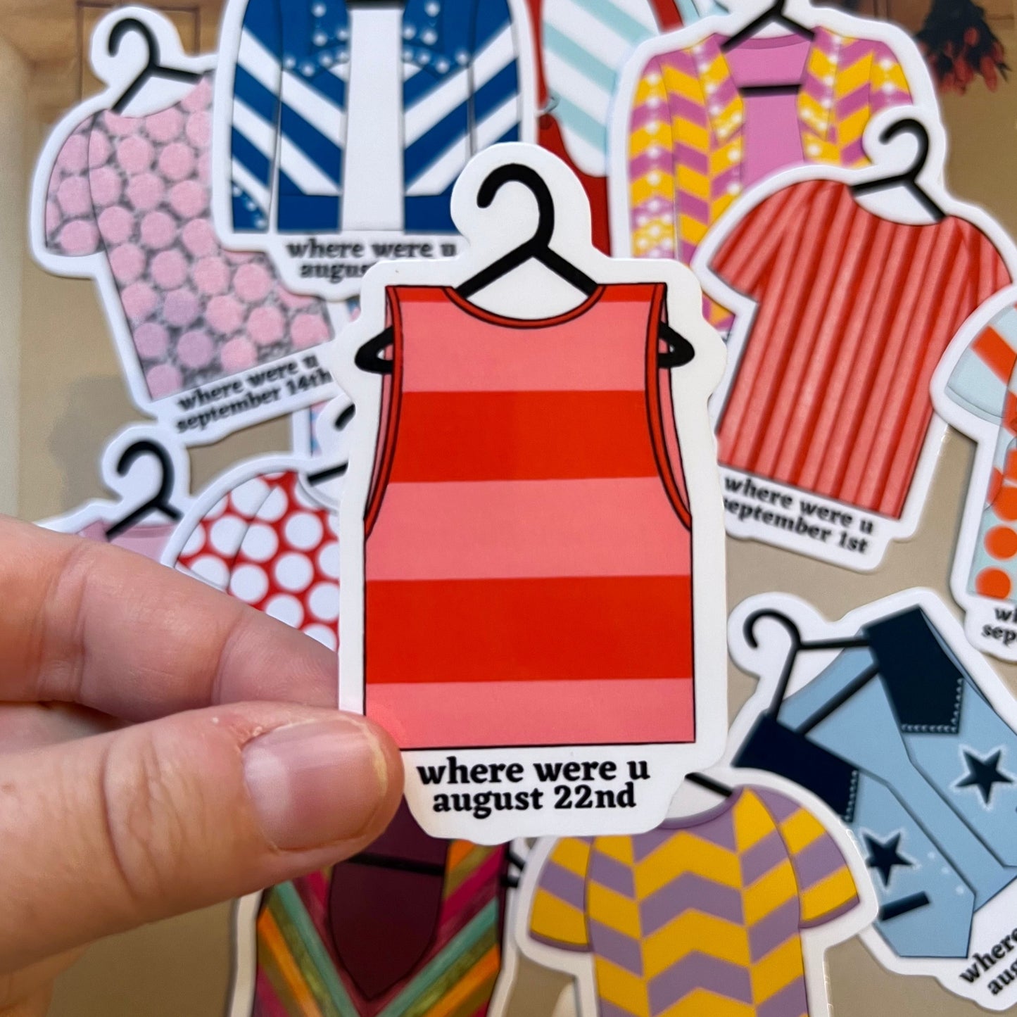 Tour Outfits NYC Residency Glossy Sticker