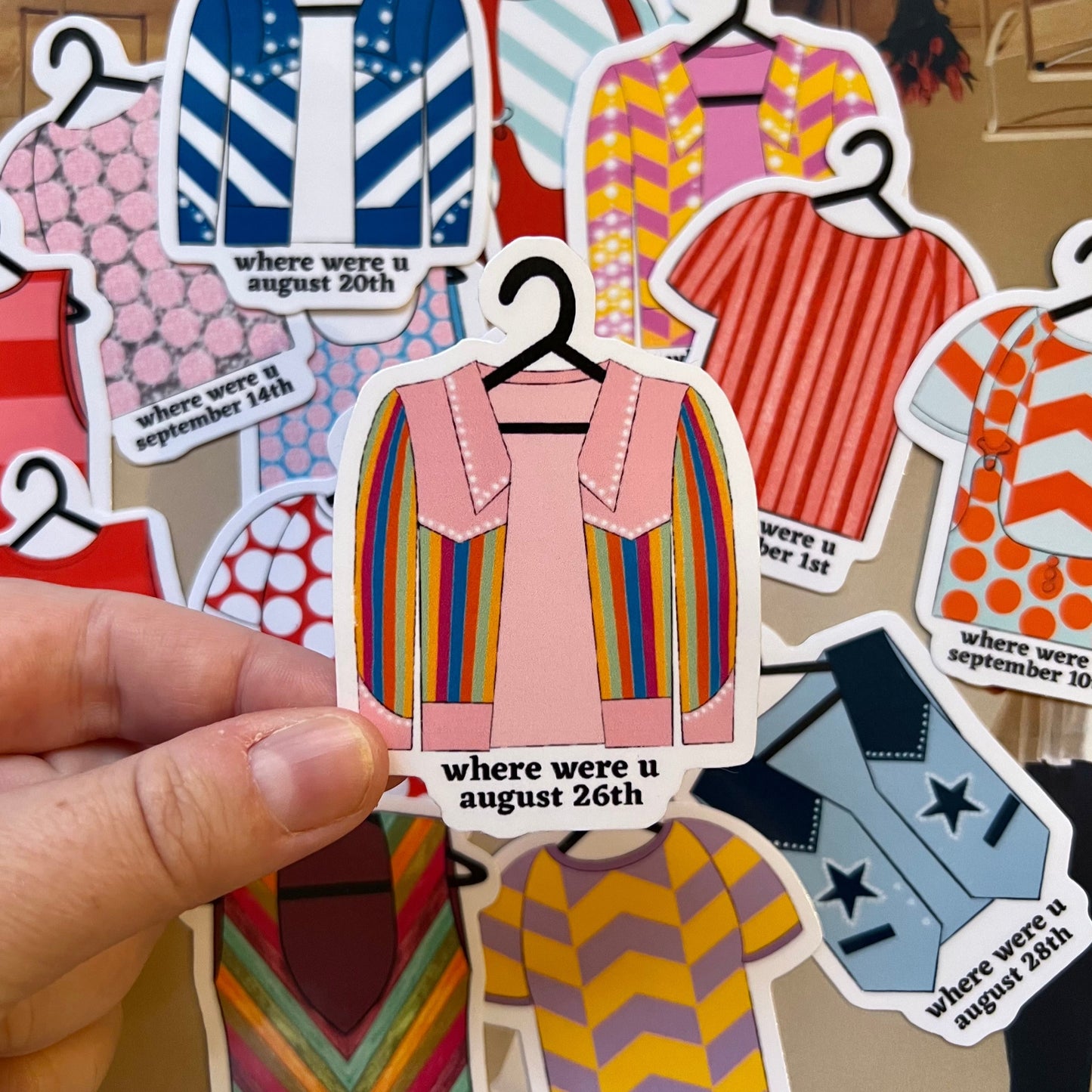 Tour Outfits NYC Residency Glossy Sticker