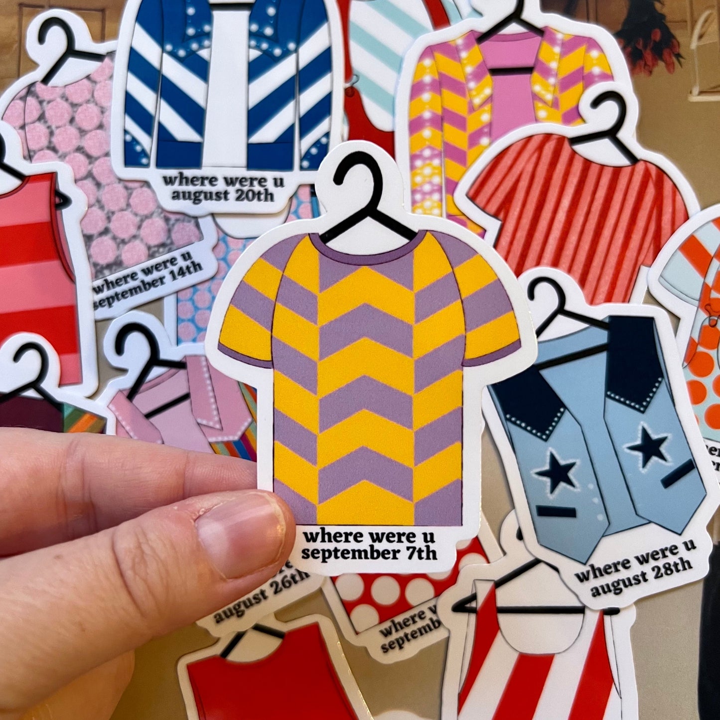 Tour Outfits NYC Residency Glossy Sticker