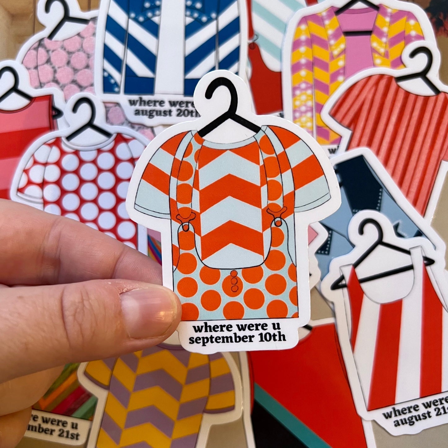 Tour Outfits NYC Residency Glossy Sticker