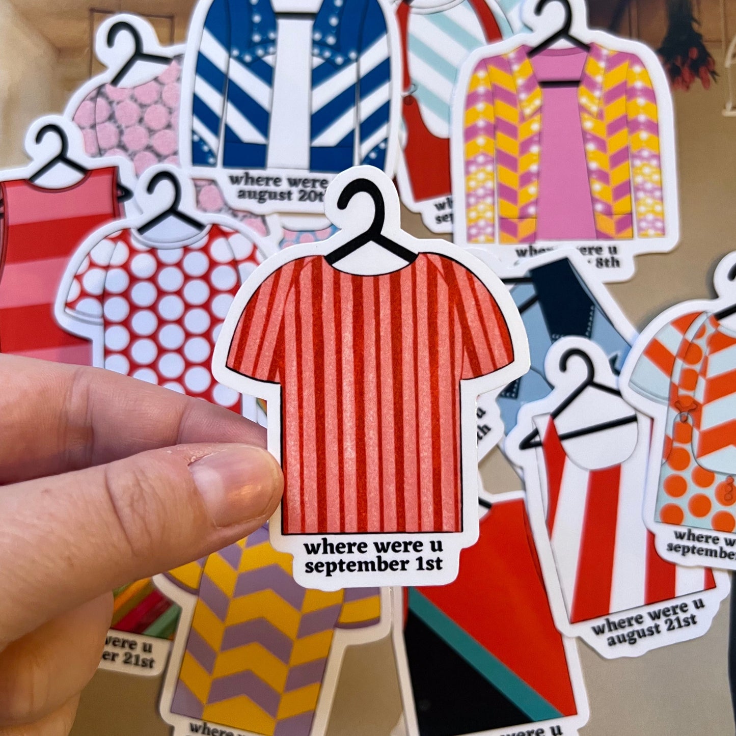 Tour Outfits NYC Residency Glossy Sticker