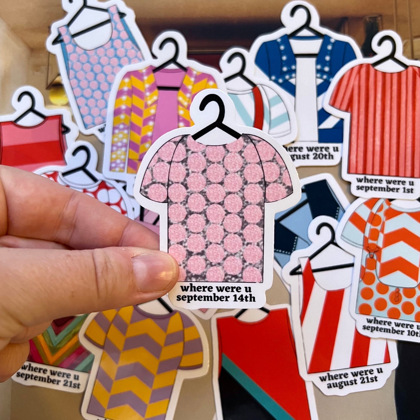 Tour Outfits NYC Residency Glossy Sticker