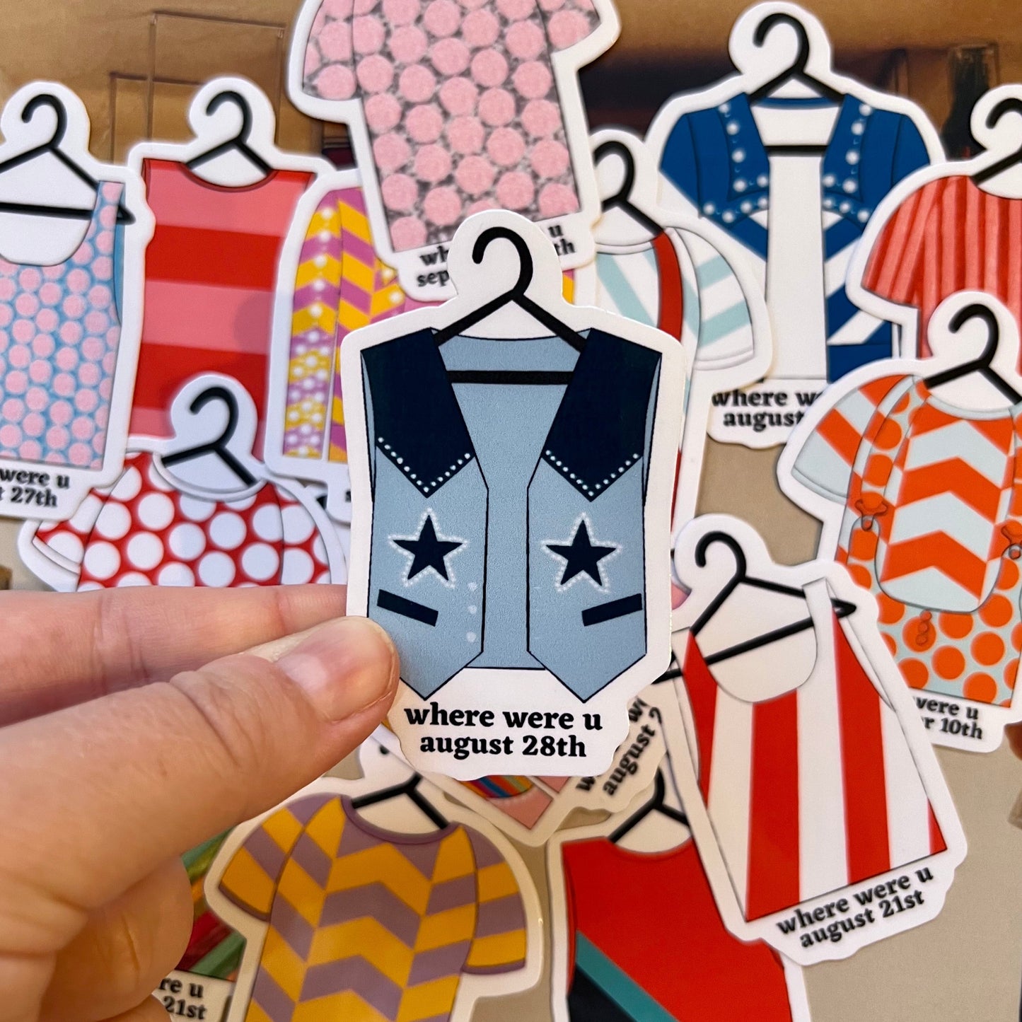 Tour Outfits NYC Residency Glossy Sticker