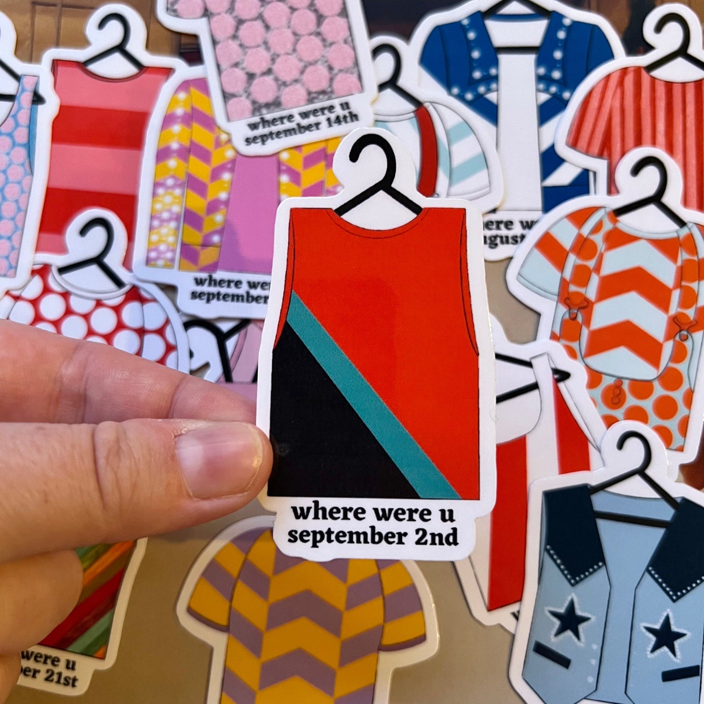 Tour Outfits NYC Residency Glossy Sticker