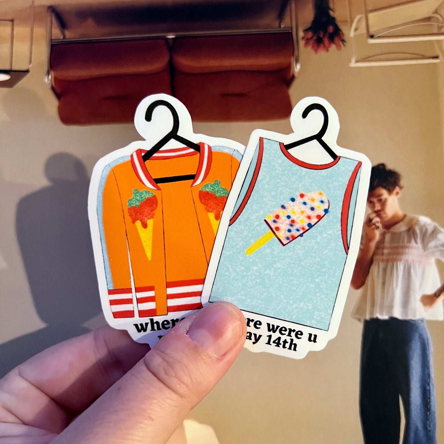 Tour Outfits Europe 2023 Glossy Sticker
