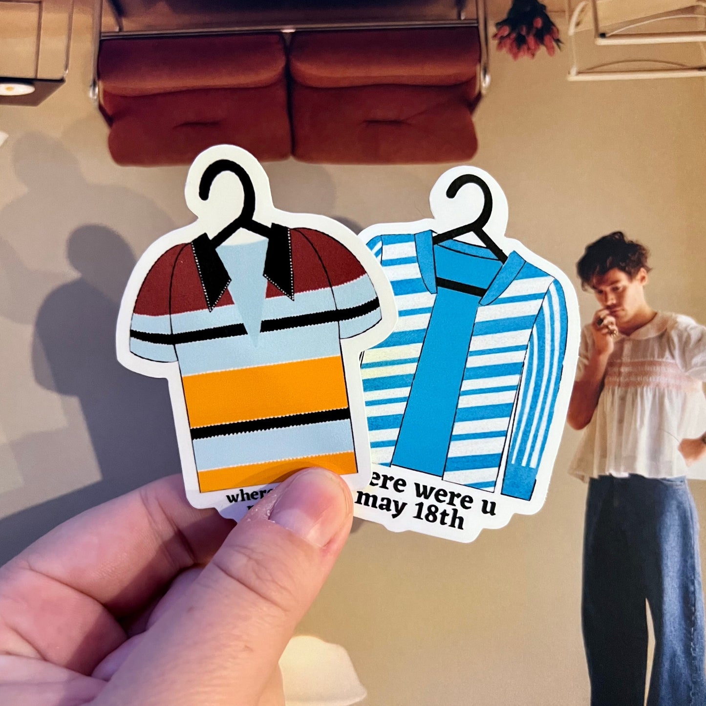 Tour Outfits Europe 2023 Glossy Sticker