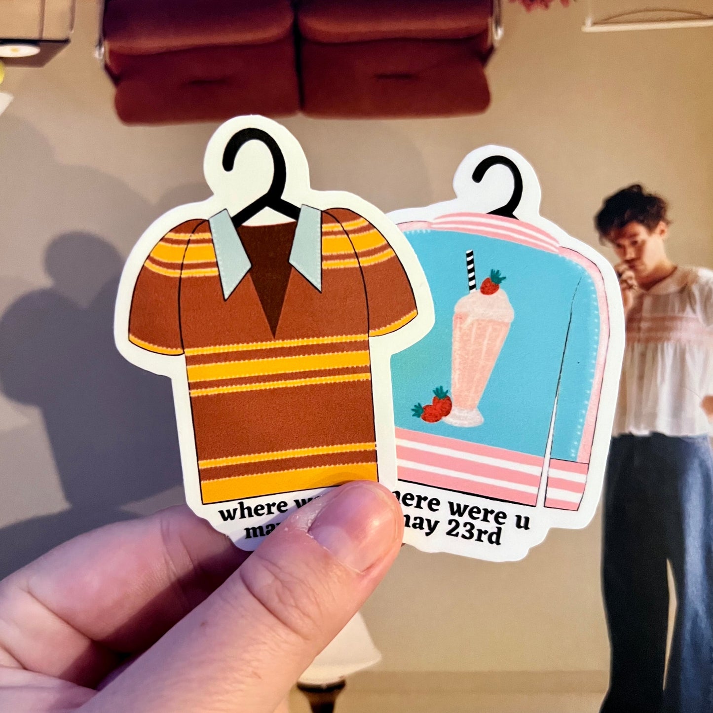 Tour Outfits Europe 2023 Glossy Sticker