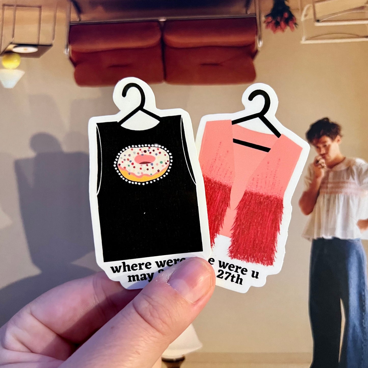 Tour Outfits Europe 2023 Glossy Sticker