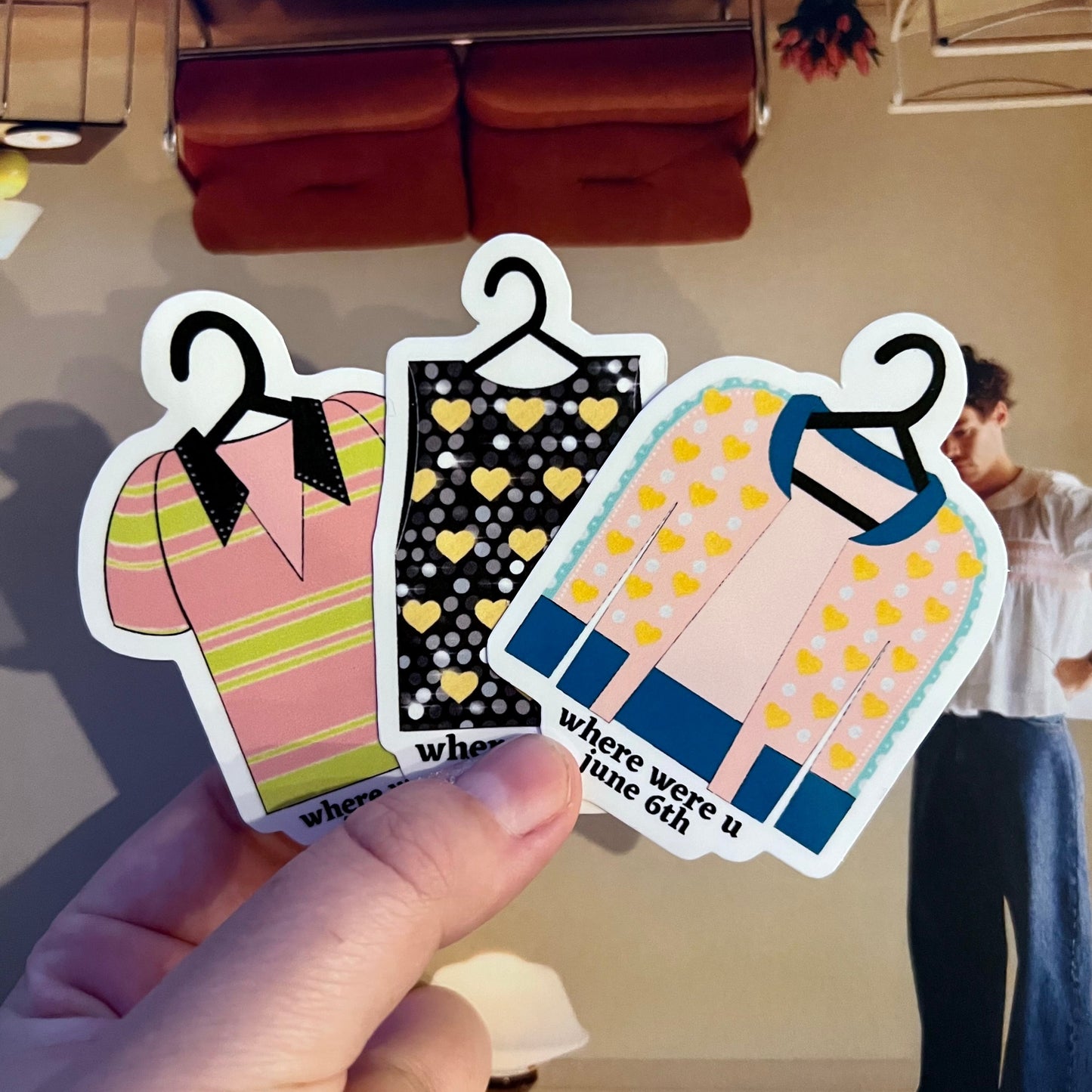 Tour Outfits Europe 2023 Glossy Sticker