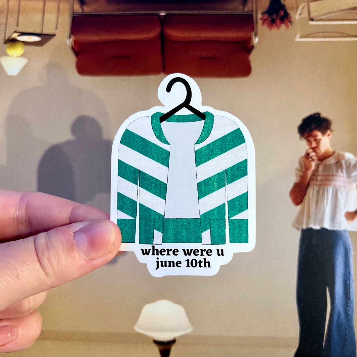 Tour Outfits Europe 2023 Glossy Sticker