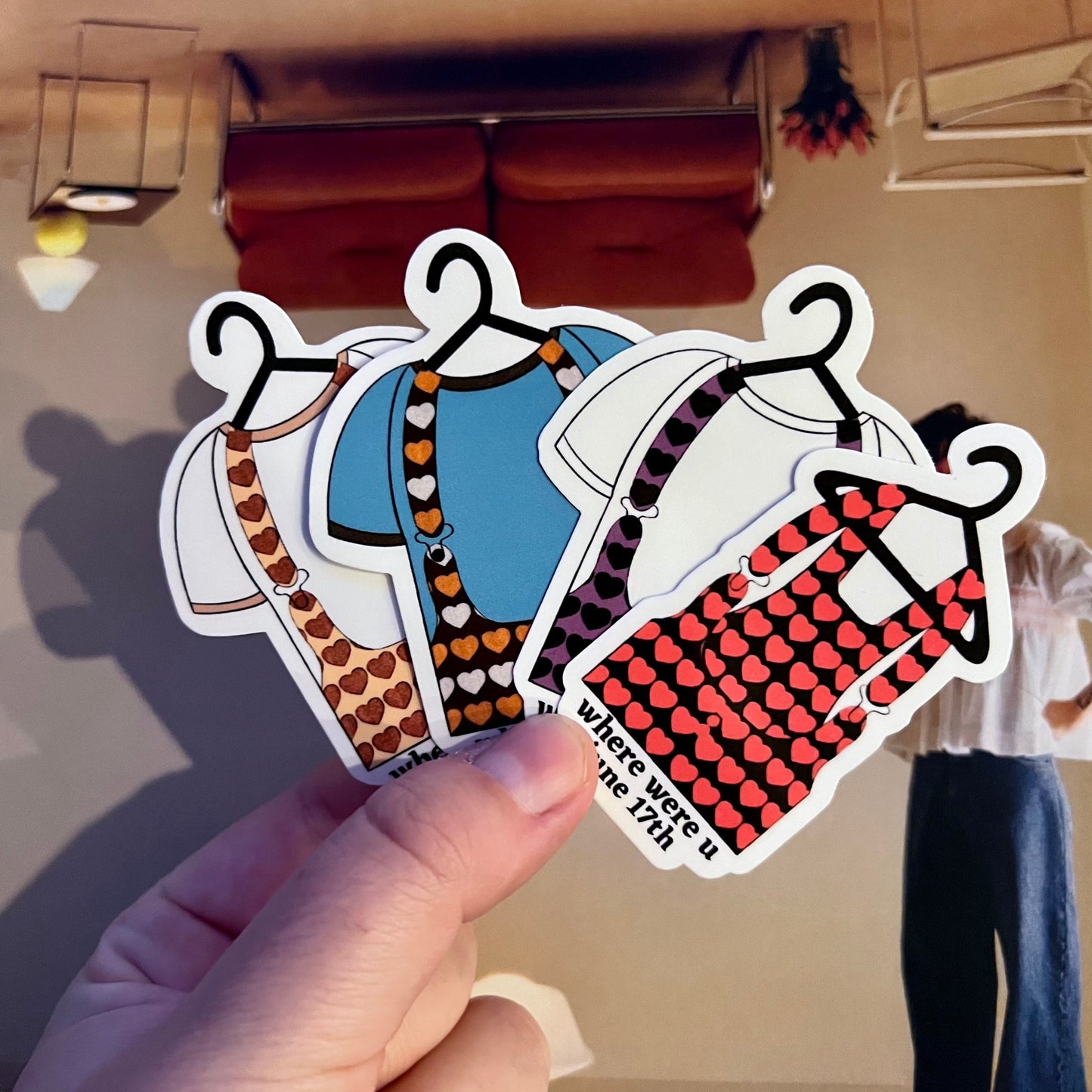 Tour Outfits Europe 2023 Glossy Sticker