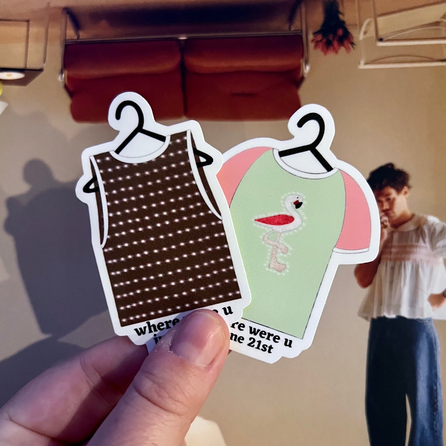 Tour Outfits Europe 2023 Glossy Sticker